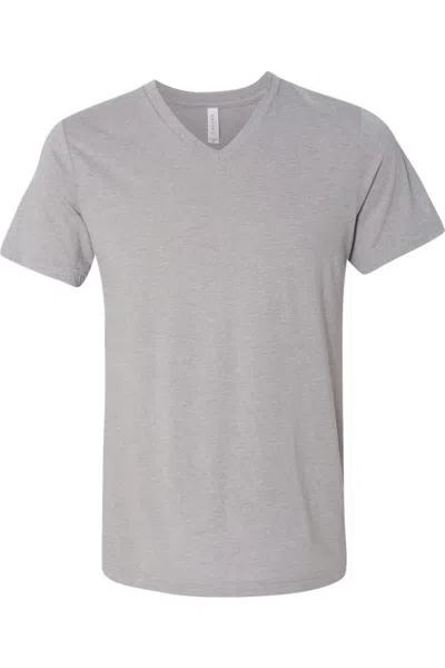 Bella+canvas Triblend V-neck Short Sleeve Tee In Multi