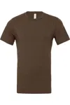 Bella+canvas Unisex Cvc Jersey Tee In Brown