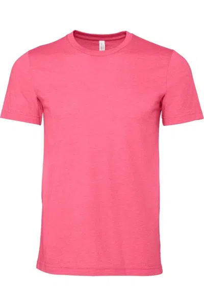 Bella+canvas Unisex Cvc Jersey Tee In Pink
