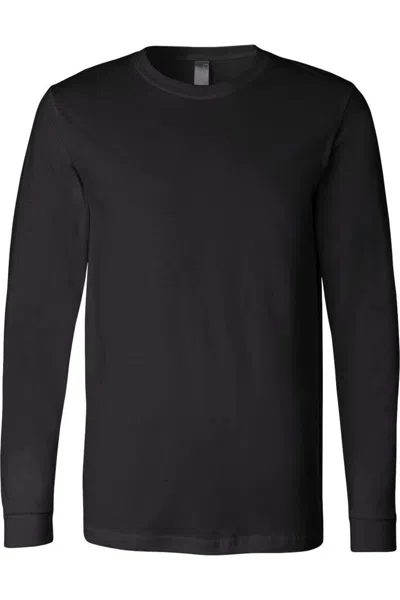 Bella+canvas Unisex Jersey Long Sleeve Tee In Black