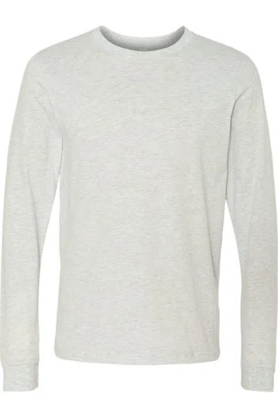 Bella+canvas Unisex Jersey Long Sleeve Tee In Grey