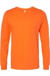 Bella+canvas Unisex Jersey Long Sleeve Tee In Orange
