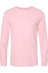 Bella+canvas Unisex Jersey Long Sleeve Tee In Pink