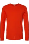 Bella+canvas Unisex Jersey Long Sleeve Tee In Red