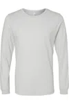 Bella+canvas Unisex Jersey Long Sleeve Tee In White