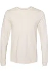 Bella+canvas Unisex Jersey Long Sleeve Tee In White
