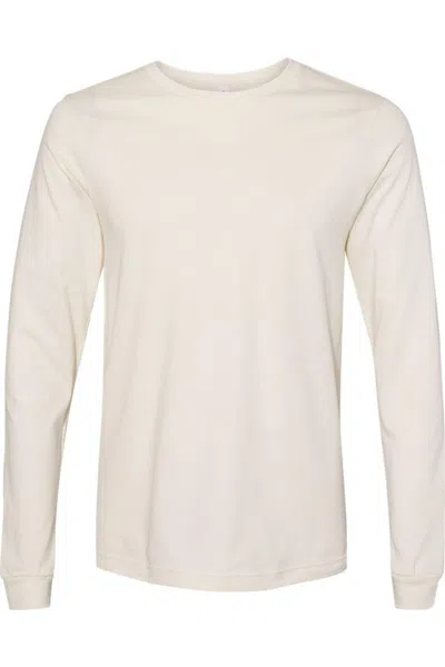 Bella+canvas Unisex Jersey Long Sleeve Tee In White