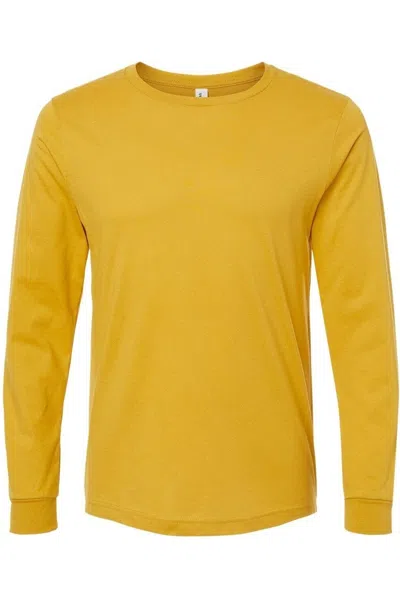 Bella+canvas Unisex Jersey Long Sleeve Tee In Yellow