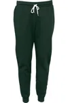 Shop Bella+canvas Bella + Canvas Unisex Jogger Sweatpants In Green