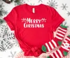 Bella+canvas Unisex Merry Christmas Graphic Tee In Red In Red
