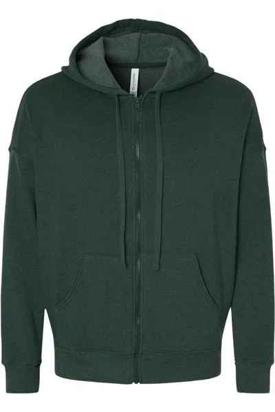 Bella+canvas Unisex Sponge Fleece Dtm Full-zip Hoodie In Multi