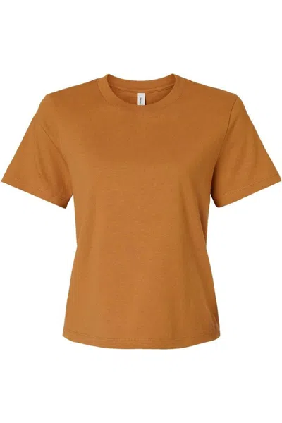 Bella+canvas Women's 6 oz Heavyweight Tee In Brown