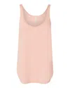 Bella+canvas Women's Flowy Tank With Side Slit In Pink