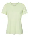 Bella+canvas Women's Relaxed Fit Triblend Tee In Green