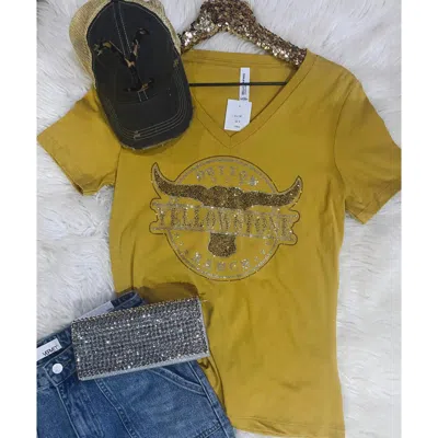Bella+canvas Women's Yellowstone Ranch Bling Tee