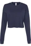Bella+canvas Women´s Crop Crew Fleece In Blue