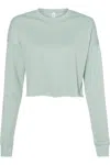 Bella+canvas Women´s Crop Crew Fleece In Multi