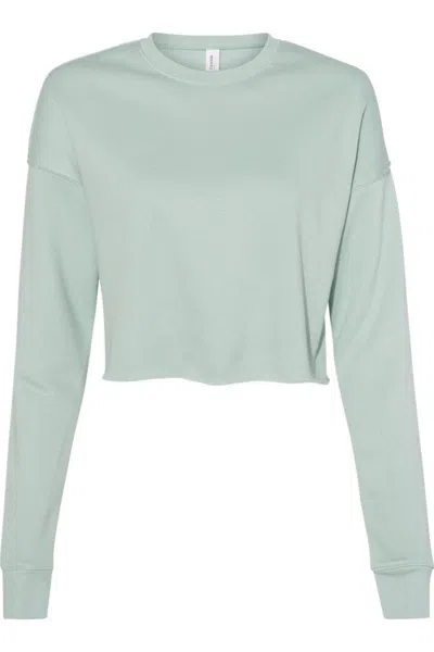 Bella+canvas Women´s Crop Crew Fleece In Multi