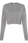 Shop Bella+canvas Women´s Crop Crew Fleece In Multi