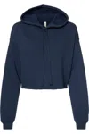 Bella+canvas Women´s Crop Fleece Hoodie In Blue