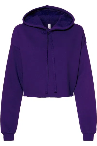 Bella+canvas Women´s Crop Fleece Hoodie In Multi