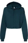 Bella+canvas Women´s Crop Fleece Hoodie In Yellow