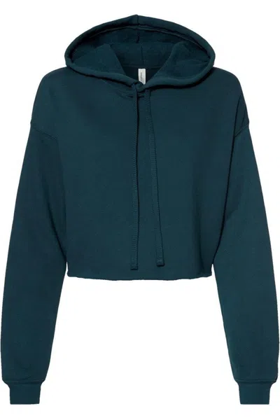 Bella+canvas Women´s Crop Fleece Hoodie In Yellow