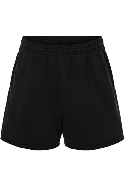 Bella+canvas Women´s Cutoff Fleece Shorts In Black