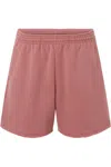 Bella+canvas Women´s Cutoff Fleece Shorts In Pink