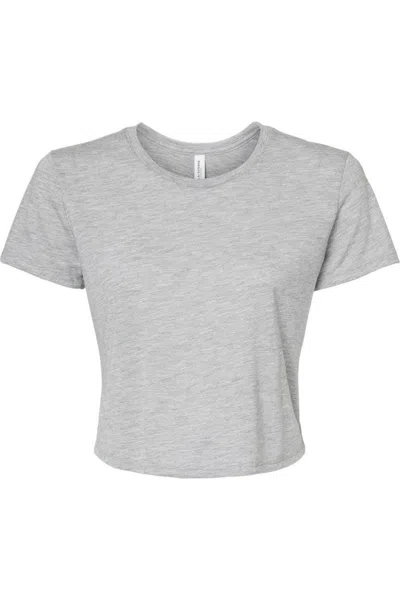 Bella+canvas Womens Flowy Crop Tee In Multi