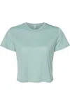 Bella+canvas Womens Flowy Crop Tee In Multi