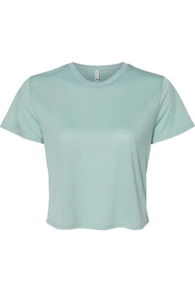 Bella+canvas Womens Flowy Crop Tee In Multi