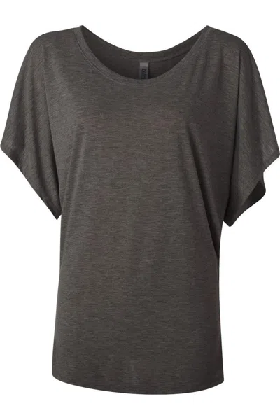 Bella+canvas Womens Flowy Draped Dolman Tee In Multi