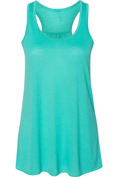 Bella+canvas Women´s Flowy Racerback Tank In Blue