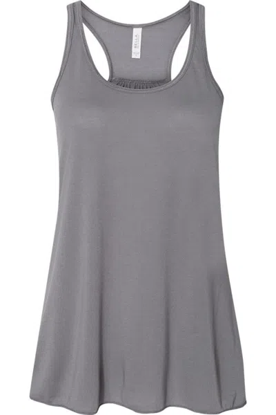 Bella+canvas Women´s Flowy Racerback Tank In Gray