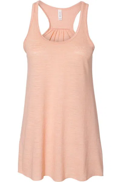 Bella+canvas Women´s Flowy Racerback Tank In Pink