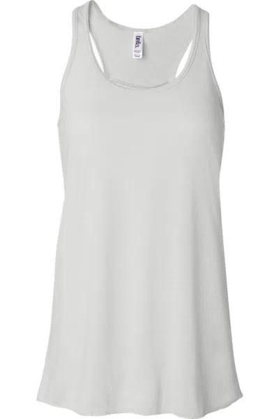 Bella+canvas Women´s Flowy Racerback Tank In White