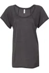 Bella+canvas Womens Flowy Raglan Tee In Multi
