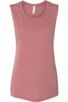 Bella+canvas Women´s Flowy Scoop Muscle Tank In Multi
