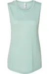 Bella+canvas Women´s Flowy Scoop Muscle Tank In Multi