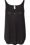 Bella+canvas Women's Flowy Tank With Side Slit In Black