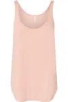 Bella+canvas Women's Flowy Tank With Side Slit In Pink
