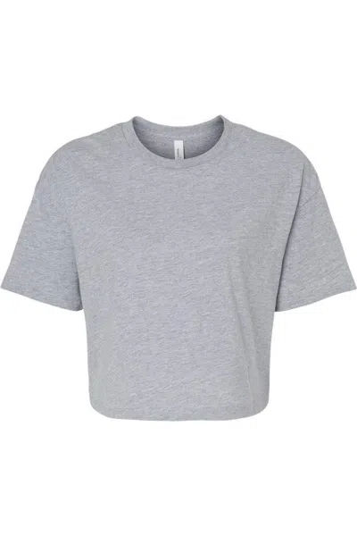 Bella+canvas Women´s Jersey Crop Tee In Gray
