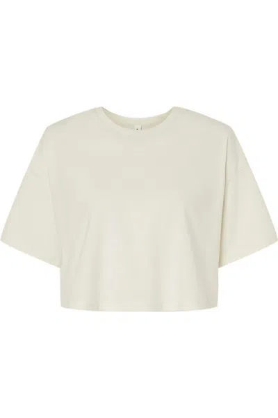 Bella+canvas Women´s Jersey Crop Tee In Beige