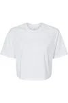 Bella+canvas Women´s Jersey Crop Tee In White
