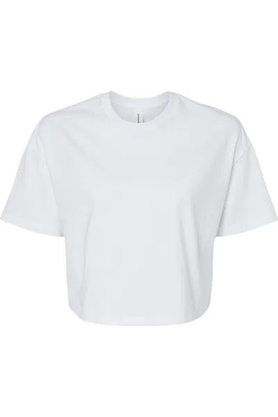 Bella+canvas Women´s Jersey Crop Tee In White