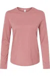 Bella+canvas Womens Jersey Long Sleeve Tee In Multi