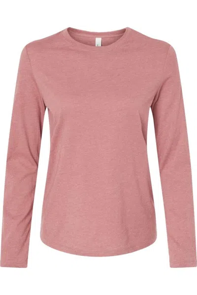 Bella+canvas Womens Jersey Long Sleeve Tee In Multi