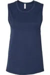 Bella+canvas Women´s Jersey Muscle Tank In Blue