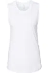 Bella+canvas Women´s Jersey Muscle Tank In White